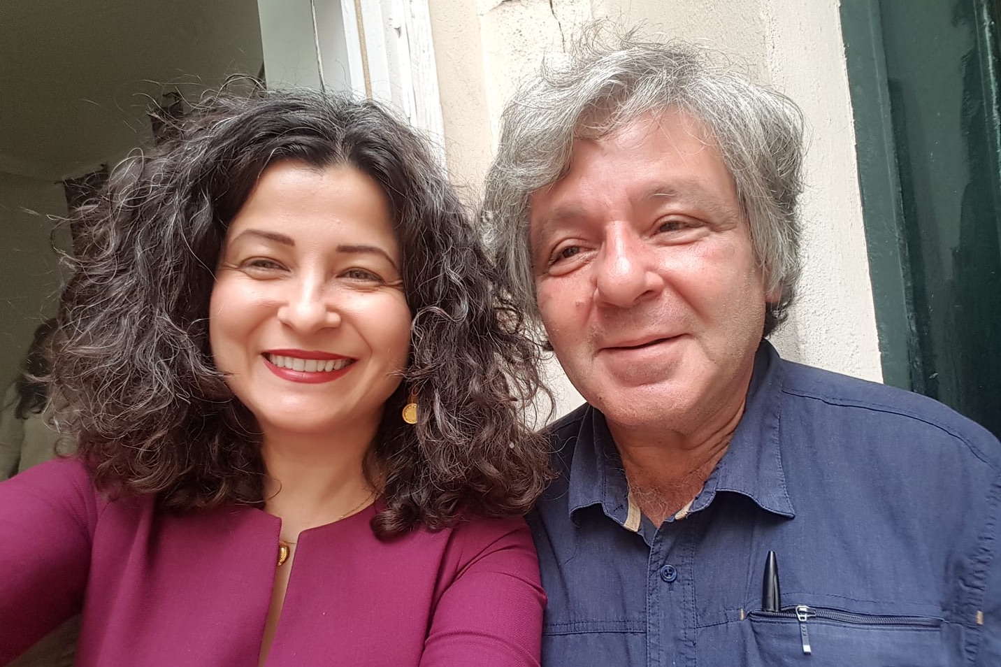 With Hamit Bozarslan at the at the Kurdish Institute's Summer School